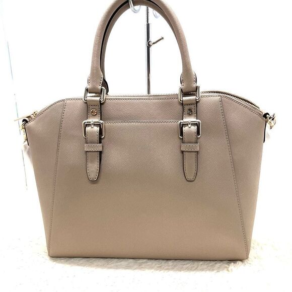 🔥🎁NWT! Michael Kors CIARA Satchel Handbag Large Truffle Msrp:$428.00 - Picture 3 of 7